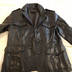 Theory leather jacket